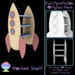 Second Life Marketplace - [Sherbert] Full Perm Rocket Shelf (ADD)